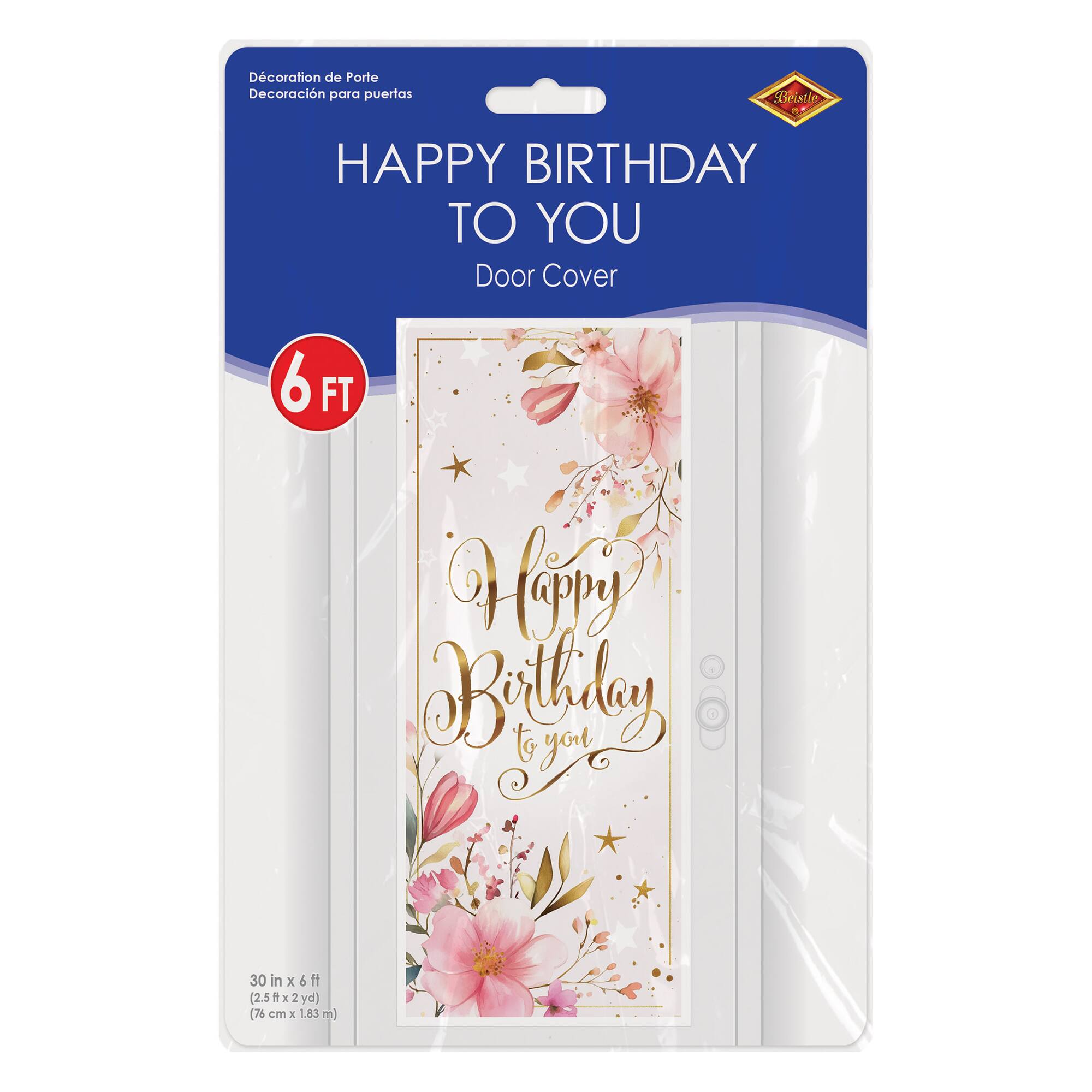 Beistle 30" x 6ft. Happy Birthday To You Door Covers, 2ct.